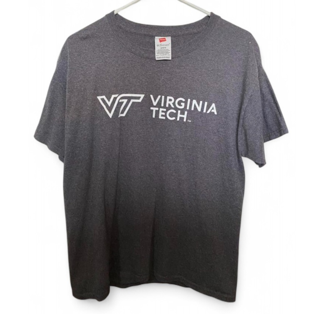 Women’s Hanes Ecosystem Grey Virginia Tech VT Short Sleeve Tee